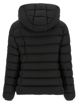 Moncler Black Polyester Full-Length Jacket