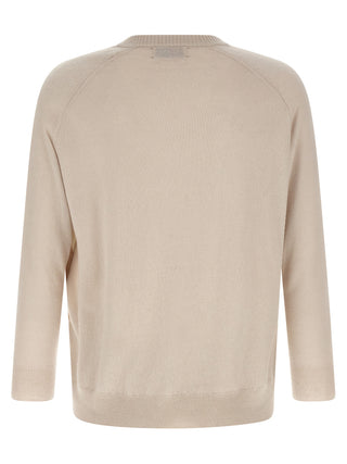 Ballantyne Beige Cashmere Cardigan