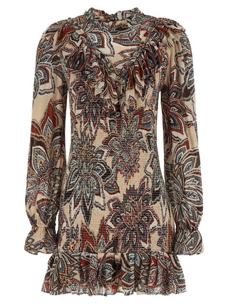 FARM RIO Multicolor Viscose Short Dress