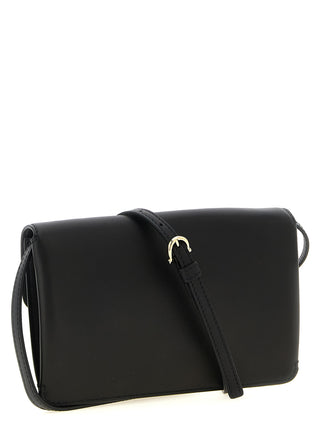 Ferragamo Black Calfskin Clutch Bag