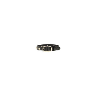 Valentino Garavani Black Calf Leather Bos Taurus Bracelet