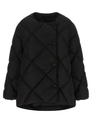 IENKI IENKI Black Nylon Full-Length Jacket