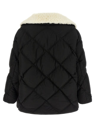 IENKI IENKI Black Nylon Full-Length Jacket