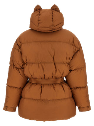 IENKI IENKI Brown Nylon Full-Length Jacket