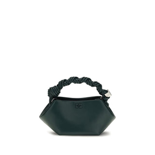 Ganni Bicolor Recycled Leather Handbag