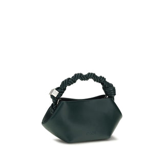 Ganni Bicolor Recycled Leather Handbag