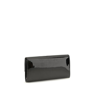 Jimmy Choo Black Calf Leather Bos Taurus Clutch Bag
