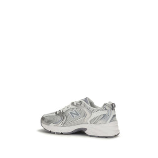 New Balance White Polyamide Athletic Sneakers