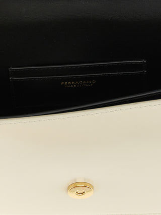 Ferragamo Bicolor Calfskin Crossbody Bag