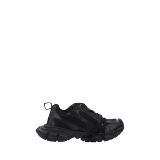Balenciaga Black Polyurethane Chunky Sneakers