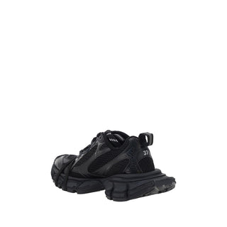Balenciaga Black Polyurethane Chunky Sneakers