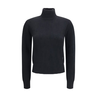 Ami Paris Black Cashmere Turtleneck