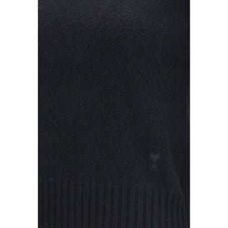 Ami Paris Black Cashmere Turtleneck