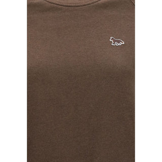 Maison Kitsuné Brown Cotton Sweatshirt