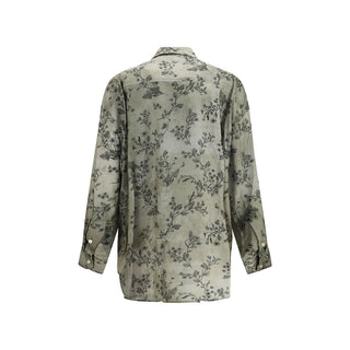 R13 Bicolor Viscose Blouse