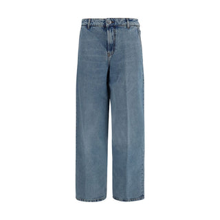 Ami Paris Blue Cotton Jeans Denim