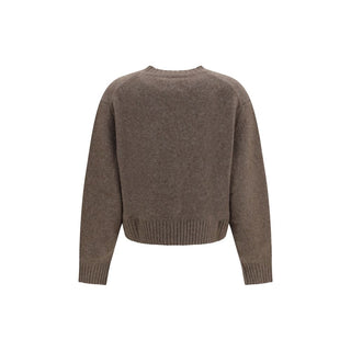 Loulou De Saison Brown Wool Oves Aries Cardigan