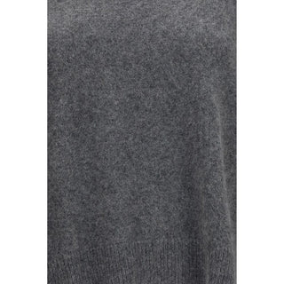 Loulou De Saison Gray Wool Oves Aries Sweatshirt