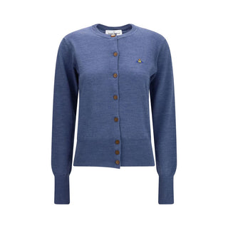 Vivienne Westwood Blue Wool Oves Aries Cardigan
