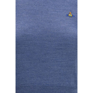 Vivienne Westwood Blue Wool Oves Aries Sweatshirt