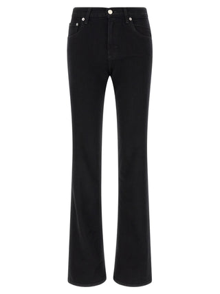 Haikure Black Cotton Flared Jeans