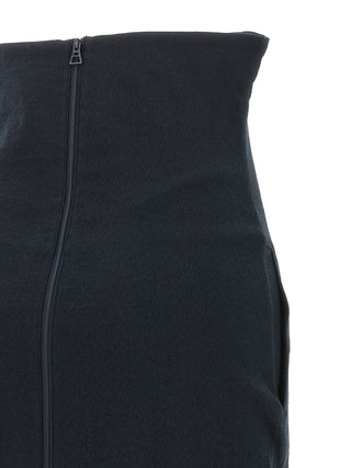 Issey Miyake Black Paper Mini Skirt