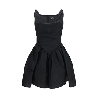 Vivienne Westwood Black Cotton Casual Dress