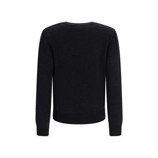 Ganni Black Wool Oves Aries Sweatshirt