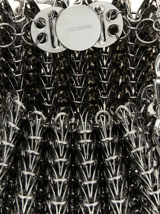 Paco Rabanne Silver Stainless Steel Shoulder Bag