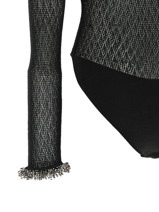 Self-Portrait Black Viscose Tank Tops
