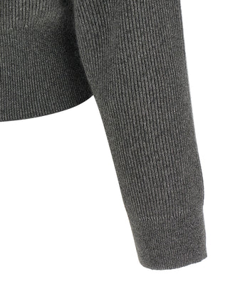 Brunello Cucinelli Gray Cashmere Cardigan