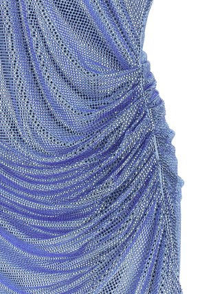 Giuseppe Di Morabito Blue Polyamide Cocktail Dress