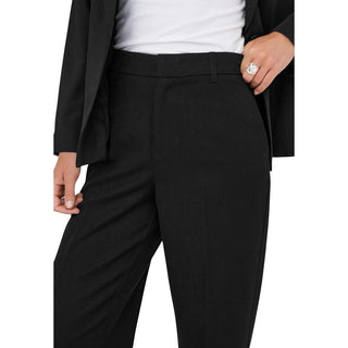 Only Black Polyester Dress Pants