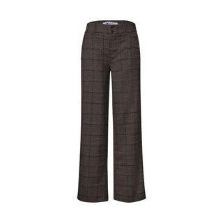 Street One Brown Polyester Casual Pants