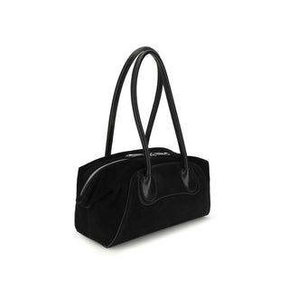 Vivienne Westwood Black Calf Leather Bos Taurus Shoulder Bag