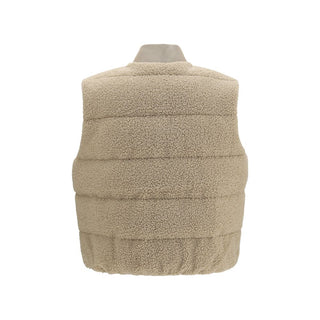 Parajumpers Beige Polyester Sleeveless Jacket