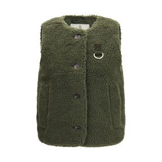 Barbour Bicolor Polyester Sleeveless Jacket