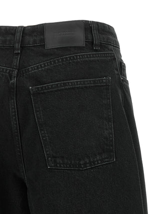 ROTATE BIRGER CHRISTENSEN Black Organic Cotton Jeans Denim