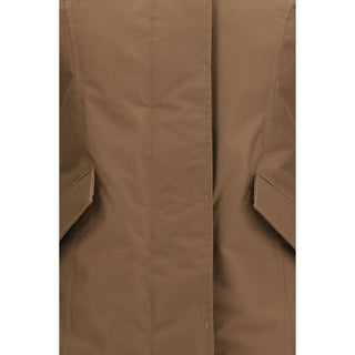 Woolrich Brown Cotton Parka