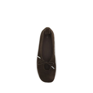 Alohas Brown Goatskin Ballet Flats