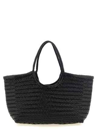 Dragon Diffusion Black Cowhide Shoulder Bag