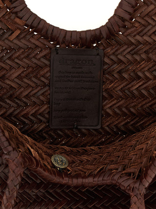 Dragon Diffusion Brown Cowhide Shoulder Bag