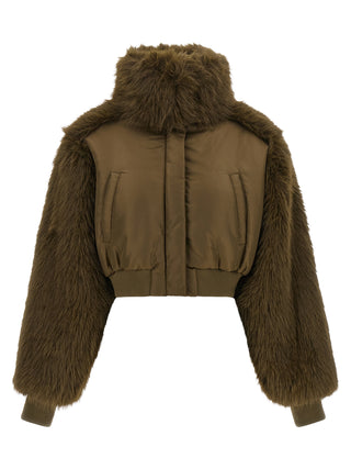 PINKO Bicolor Polyester Bomber