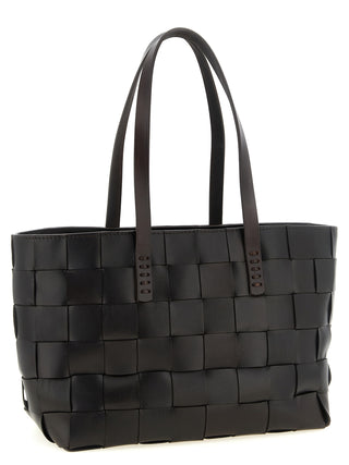 Dragon Diffusion Brown Calfskin Handbag