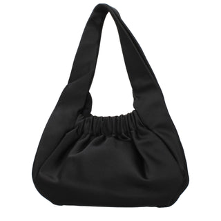 Patou Black Fabric Handbag