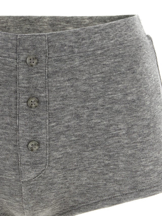 Entire Studios Gray Tencel Bermuda Shorts