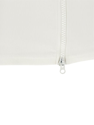 Courrèges White Cotton Sleeveles T-Shirt