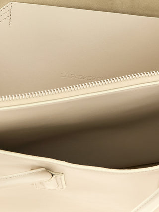 The Attico White Bovine Leather Shoulder Bag