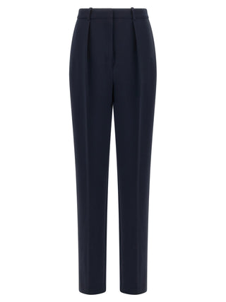 Elisabetta Franchi Blue Polyester Dress Pants