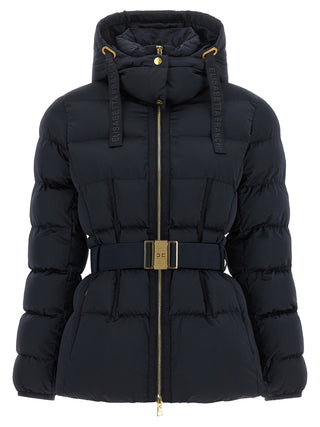 Elisabetta Franchi Black Polyester Full-Length Jacket